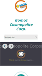 Mobile Screenshot of gomozcosmopolite.com