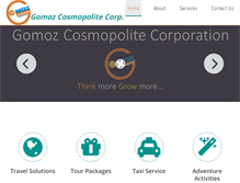 Tablet Screenshot of gomozcosmopolite.com